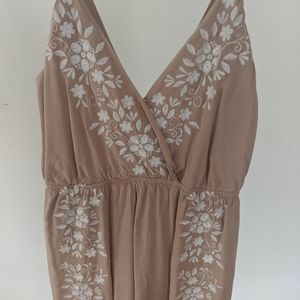 Dress Embroidered Flowers